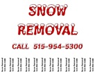 snow sign